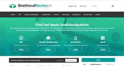 Desktop Screenshot of boekhoudreview.nl