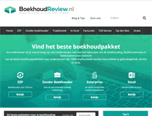 Tablet Screenshot of boekhoudreview.nl